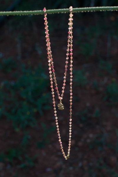 Domestic Goddess Turquoise Necklace – Pink Tourmaline
