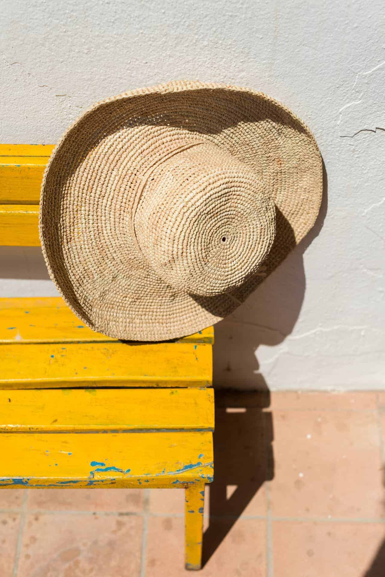 yellow fishermans hat