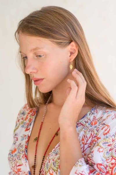 leaf earrings