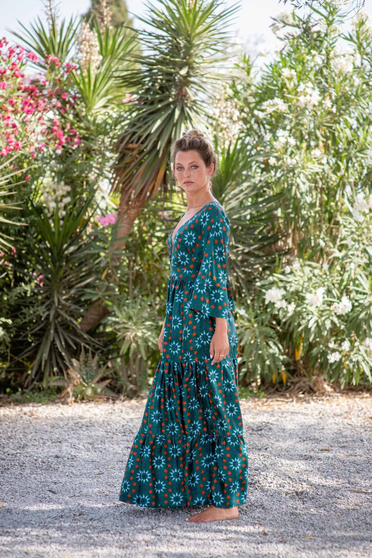 WIF Kimono Dress Silk - La Galeria Elefante Ibiza