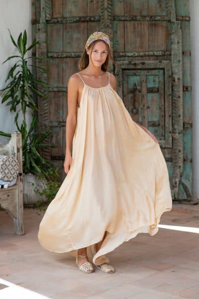 Floaty Silk Angel Dress - La Galeria Elefante Ibiza