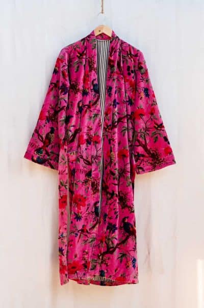 Pink Dressing Gown / Smoking Coat