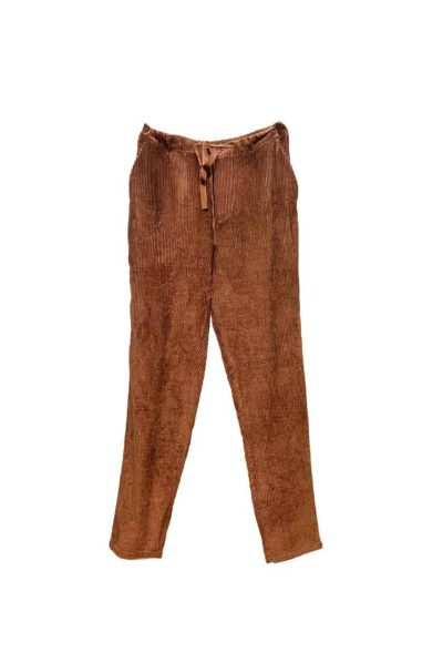 Cord Fran Trousers Caramel Front