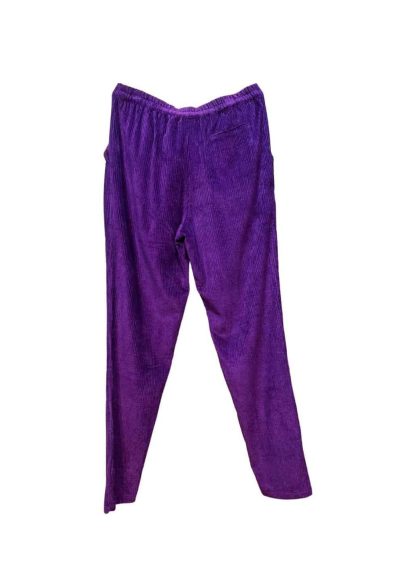 Cord Fran Trousers Purple Back
