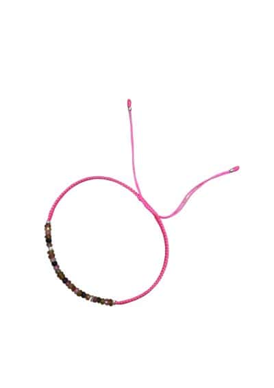 Tourmaline Bracelet Neon Pink