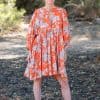 Mini Summer Dress Orange La Galeria Elefante Ibiza 164