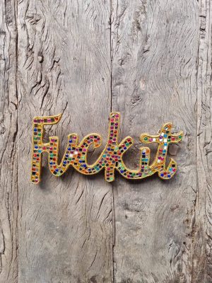 fuckit glitter sign gold 1