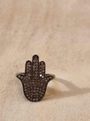hamsa hand ring 1