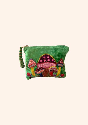 sewa mushroom purse green 1 1