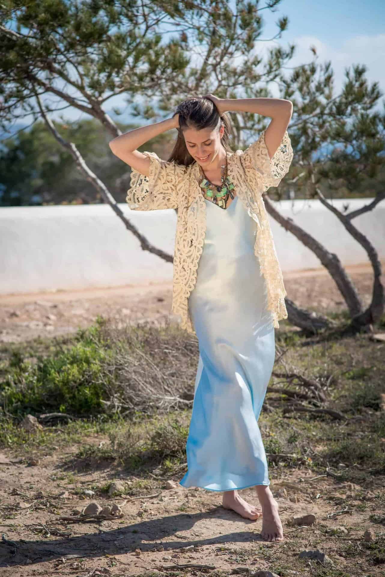 Silk Slip Dress La Galeria Elefante Ibiza Victoria Made With Love & Laughter